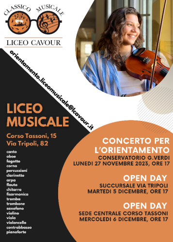 Open Day Liceo Musicale